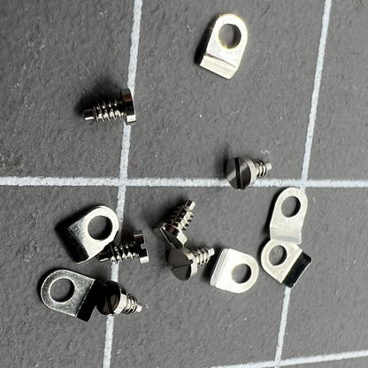 Collier de serrage et vis de boîtier argentés pour mouvement Seagull ST3600 ETA6497 