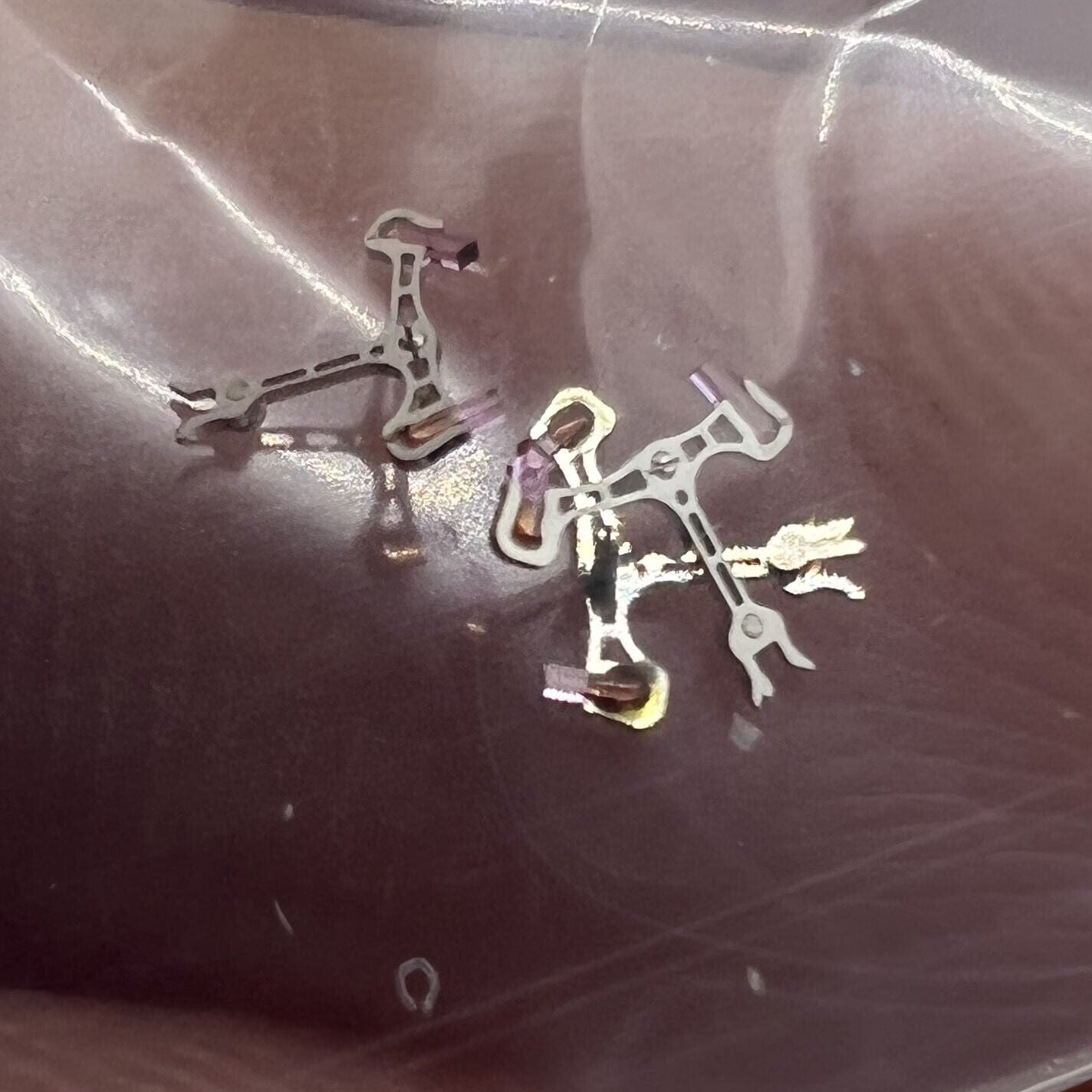 Pallet fork for NH35A and NH36A watch movements, compatible with NH39A, NH38A, NH05A, NH06A models by Seiko.