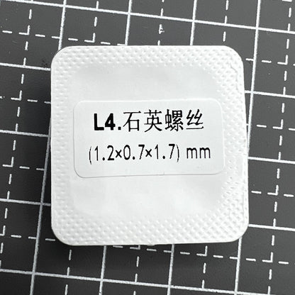 2 ensembles/emballage 0,7 vis à couverture arrière pour La Grande Classique de Longines L4