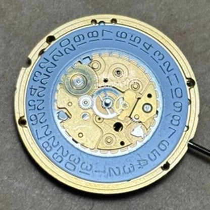 1. ETA 255.411 quartz watch movement with 2/3 hands for precise timekeeping by ETA.  