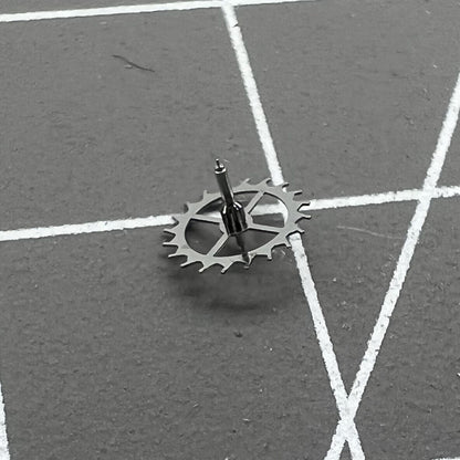 Escape wheel gear for Dandong 7750 watch movement, durable replacement part for precise timekeeping maintenance.