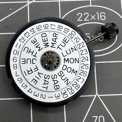 ETA 805.112 Quartz Movement 3 Hands Date At 3 Swiss Movement