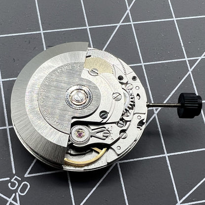 Silver SW200-1 automatic watch movement by ETA, precise mechanical replacement for luxury timepieces.