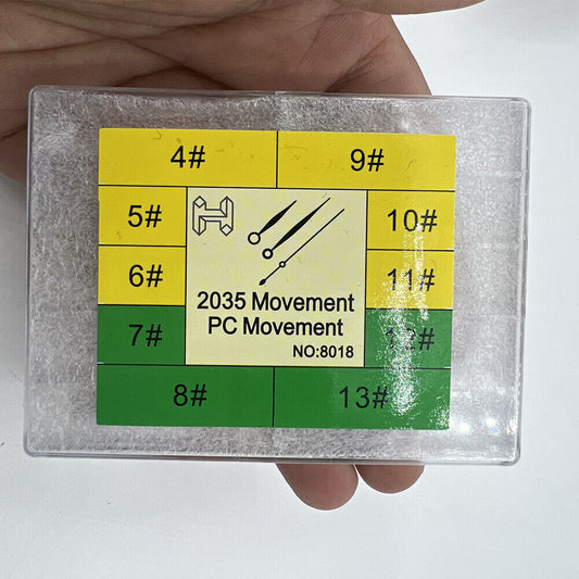 Hour/Minute/Second Hand Black Watch Hands Set for Miyota 2035 PC21 Movement