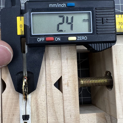 ETA F03.115 Swiss quartz watch movement with 3 hands, date at 6, precise and reliable mechanism.