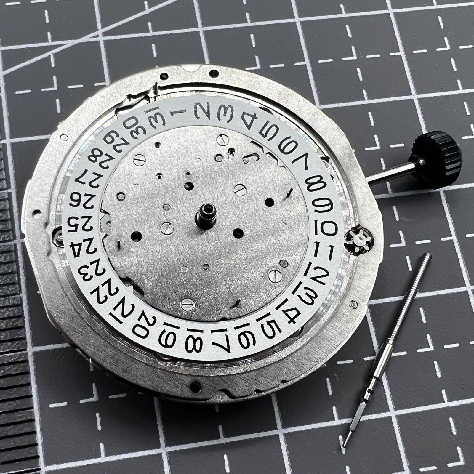 Miyota Citizen 9100 automatic mechanical movement showcasing precise timekeeping for watch accessories.