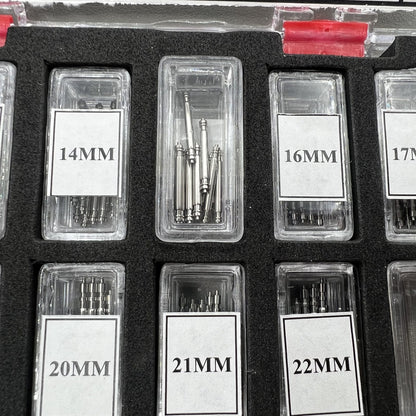Kit de réparation de montres avec barrettes à ressort de style RLX, 110 pièces de diamètre 1,78 mm