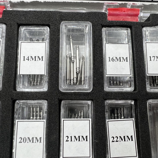Kit de réparation de montres avec barrettes à ressort de style RLX, 110 pièces de diamètre 1,78 mm