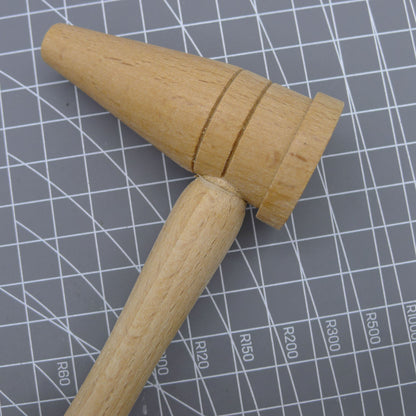 Bergeon 1447 Boxwood mallet hammer for precise watch bracelet pin adjustments, Swiss quality tool