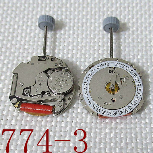 Ronda 774 Quartz Watch Movement Date At 3/6 Swiss Parts Watches Repair Parts