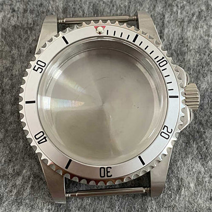Stainless steel retro watch case with sapphire glass for NH35/NH36, durable and stylish by 19 Options.