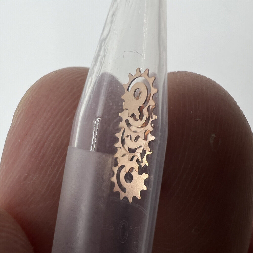 Date indicator driving wheels compatible with Ronda 705/715/515/505 watch movements, precision fit.