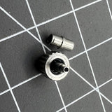 6.0mm /6.3mm Silver Watch Crown with Tube for OMEGA Seamaster 300 Watch Parts