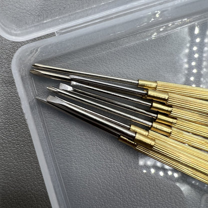 9 Teiliges Uhrwerkzeug Set Stahl Schraubendreher 0,8-1,8 mm