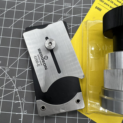 Swiss Bergeon 6400 crystal lift tool for precise watch crystal fitting and removal, professional watchmaker accessory.