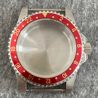 Stainless steel retro watch case with sapphire glass for NH35/NH36, durable and stylish by 19 Options.