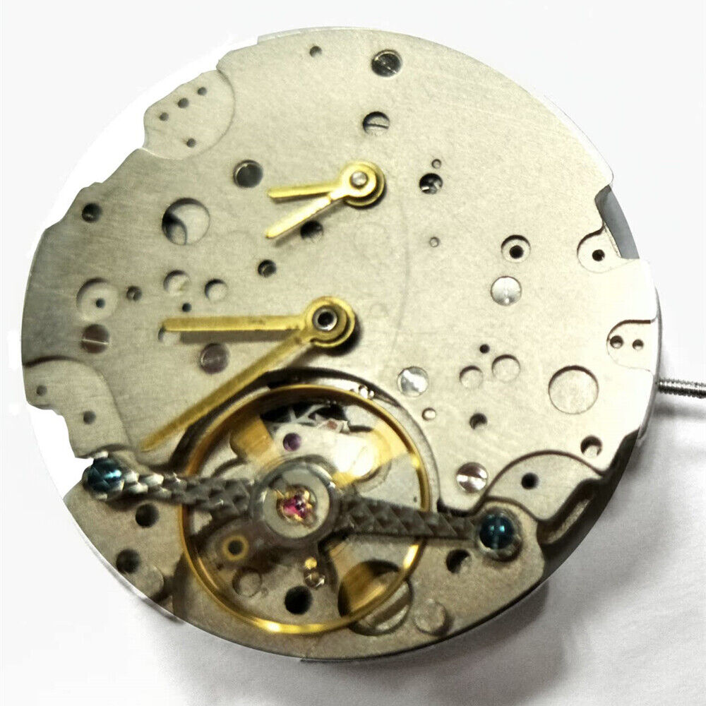 Shanghai brand automatic watch with mechanical 2L30 movement, second timezone at 12 o'clock display.