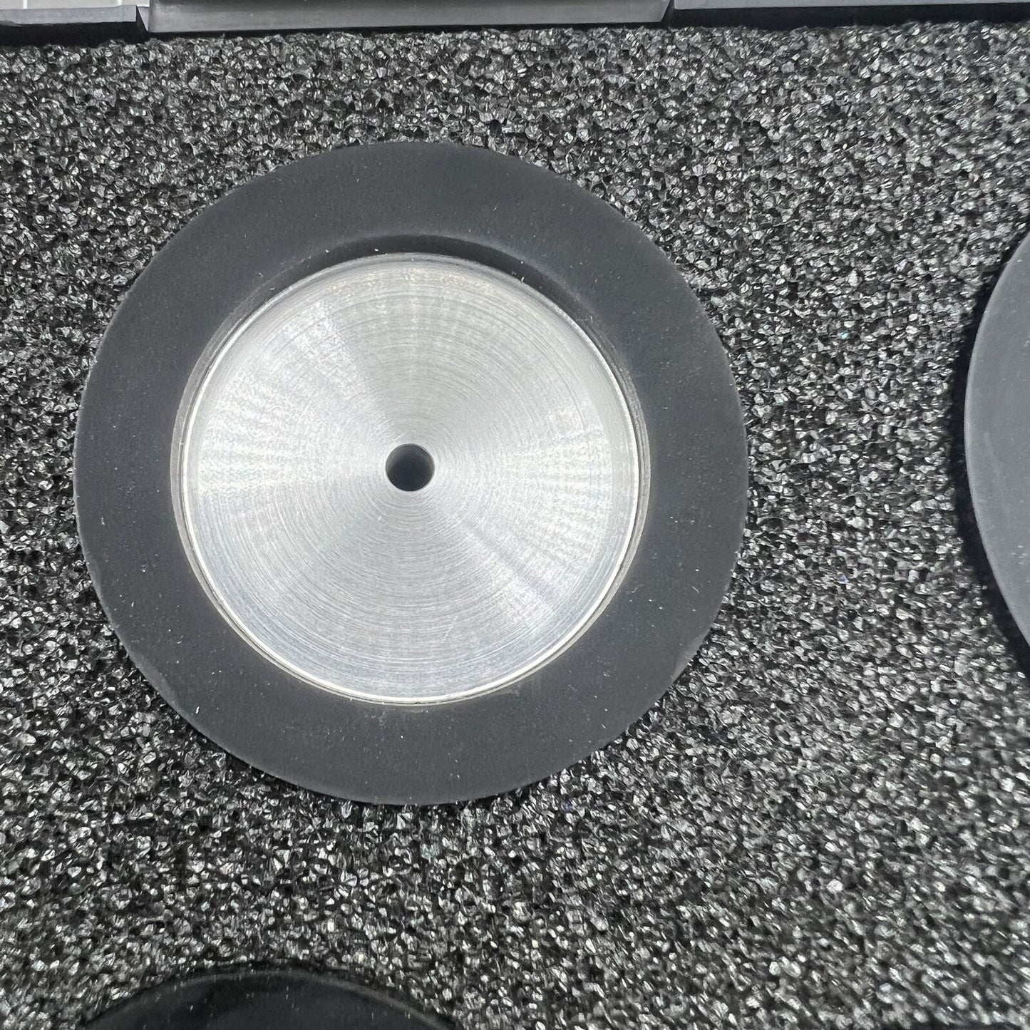 Swiss Bergeon 5700-52 soft upper dies with round heads for precise watchmaking, made of adiprene material.