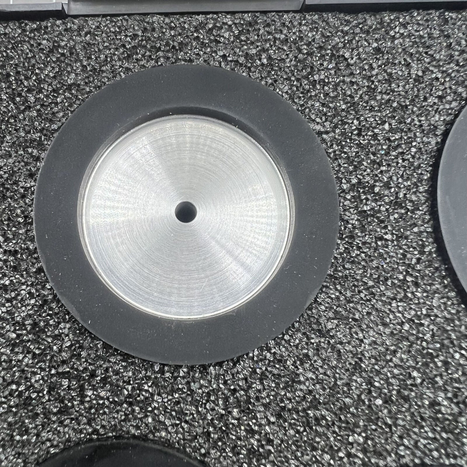 Swiss Bergeon 5700-52 soft upper dies with round heads for precise watchmaking, made of adiprene material.