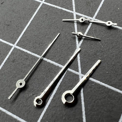 Aiguille de montre 10,5 mm avec garniture argentée sans luminescence pour mouvement VX3J VX9J VX7J VX3N VX9N VX42 