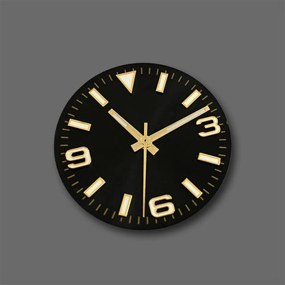 28.5mm Green Luminous Sunburst Watch Dial for Movement NH35 NH36 4R35 4R36 7S26