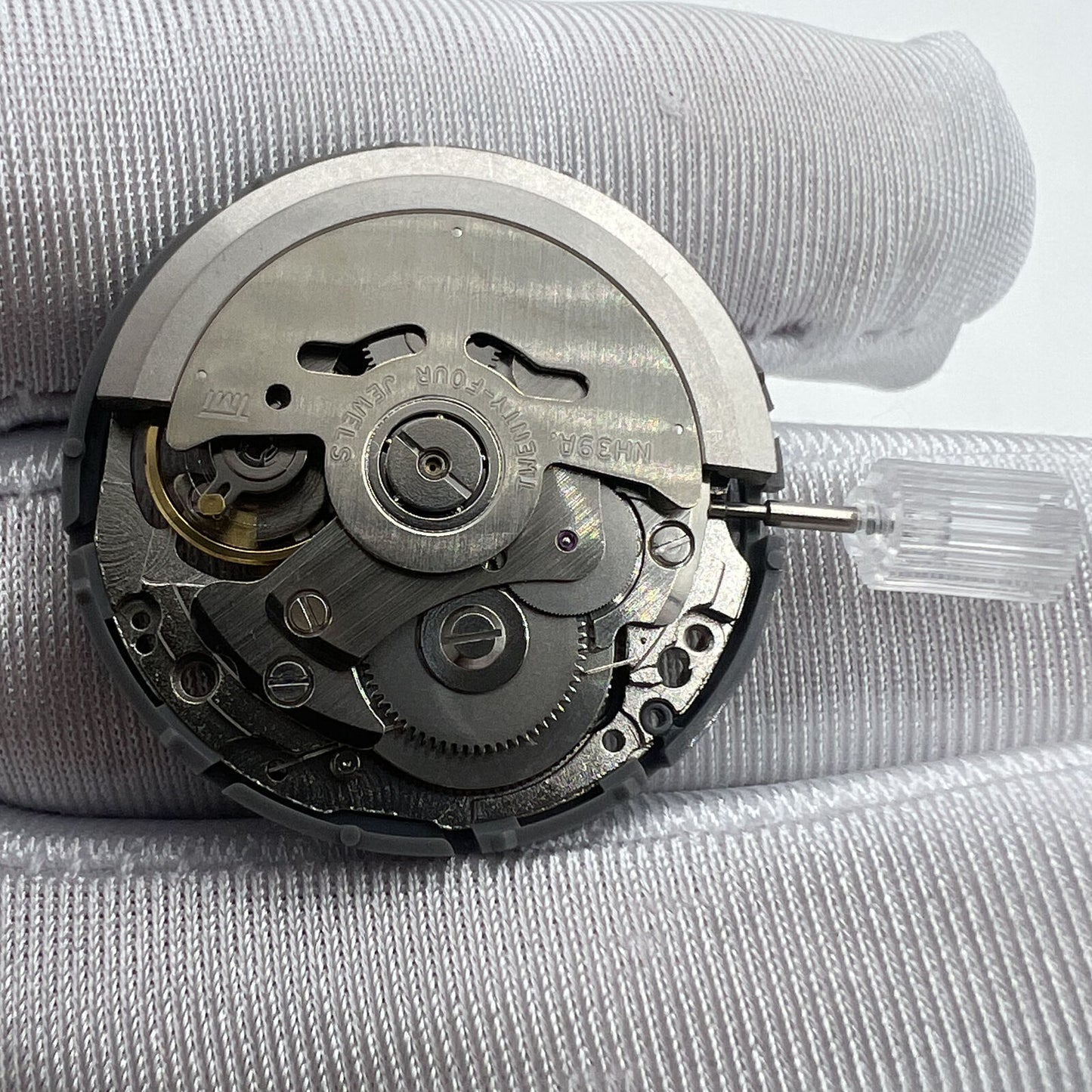 Seiko SII NH39A automatic watch movement, Japan-made, reliable precision for watch repairs and upgrades.