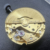Golden Miyota Citizen 8200/8215 Mechanical Movement Double Calendar Date At 3