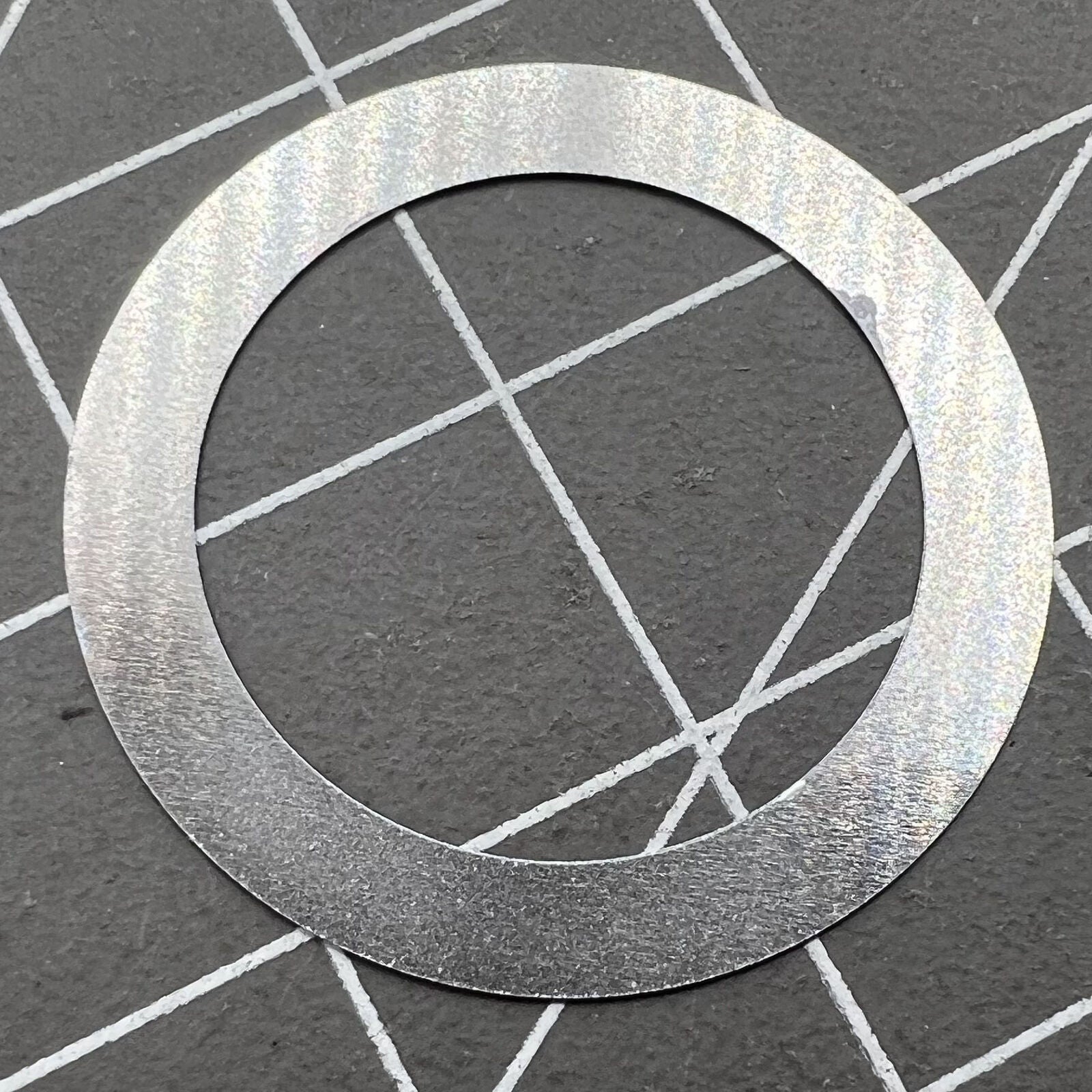 Light purple character date wheel for Miyota NH35 NH36 watches, enhancing dial readability.