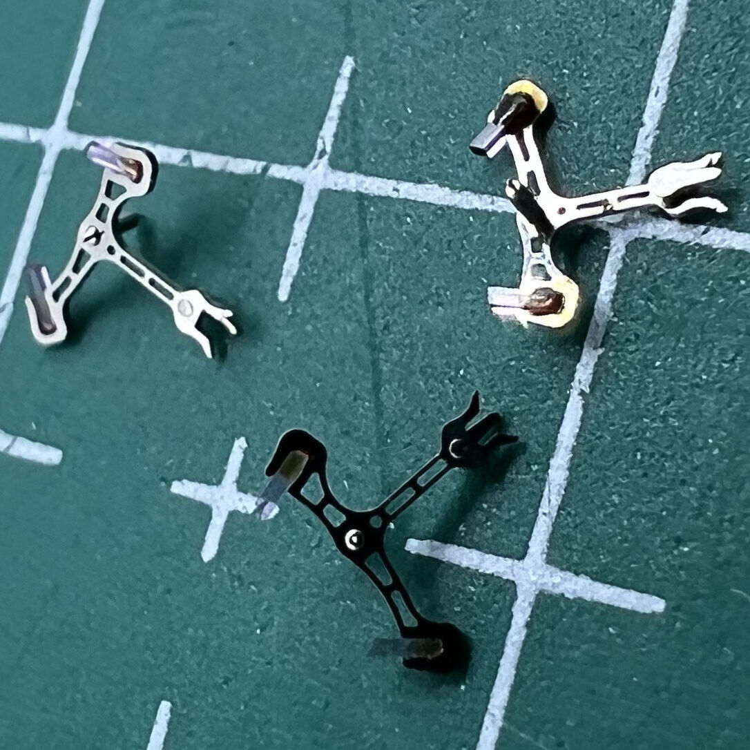 Replacement pallet fork for NH35 NH36 watch movement, durable part for precise timekeeping.