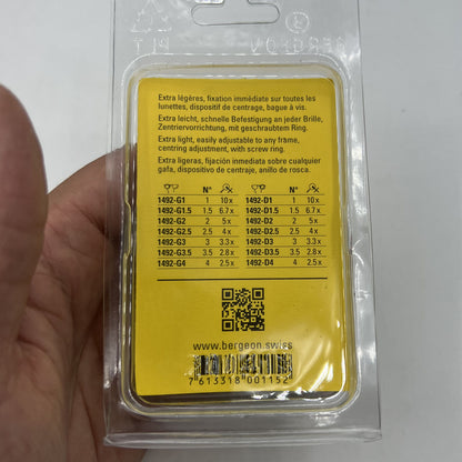 Bergeon 1492 Right Eye Ary Spectacle Loupes by Swiss Made for precise watch repair craftsmanship