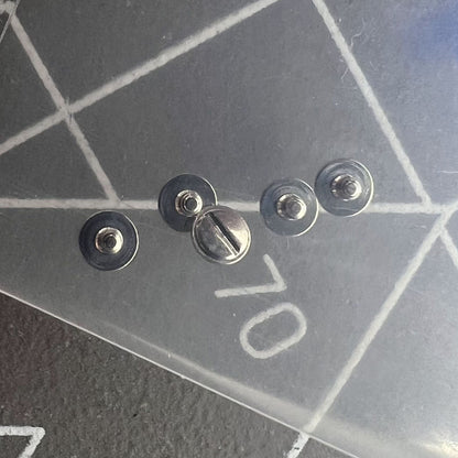 Vis argentées pour masse oscillante du rotor, adaptées au mouvement 7750 fabriqué en Chine