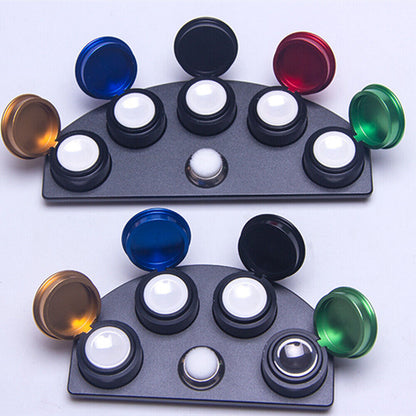Great A Metal Oil Cups Stand In Die-cast Alloy 4/5 Containers Watch Repair Tool
