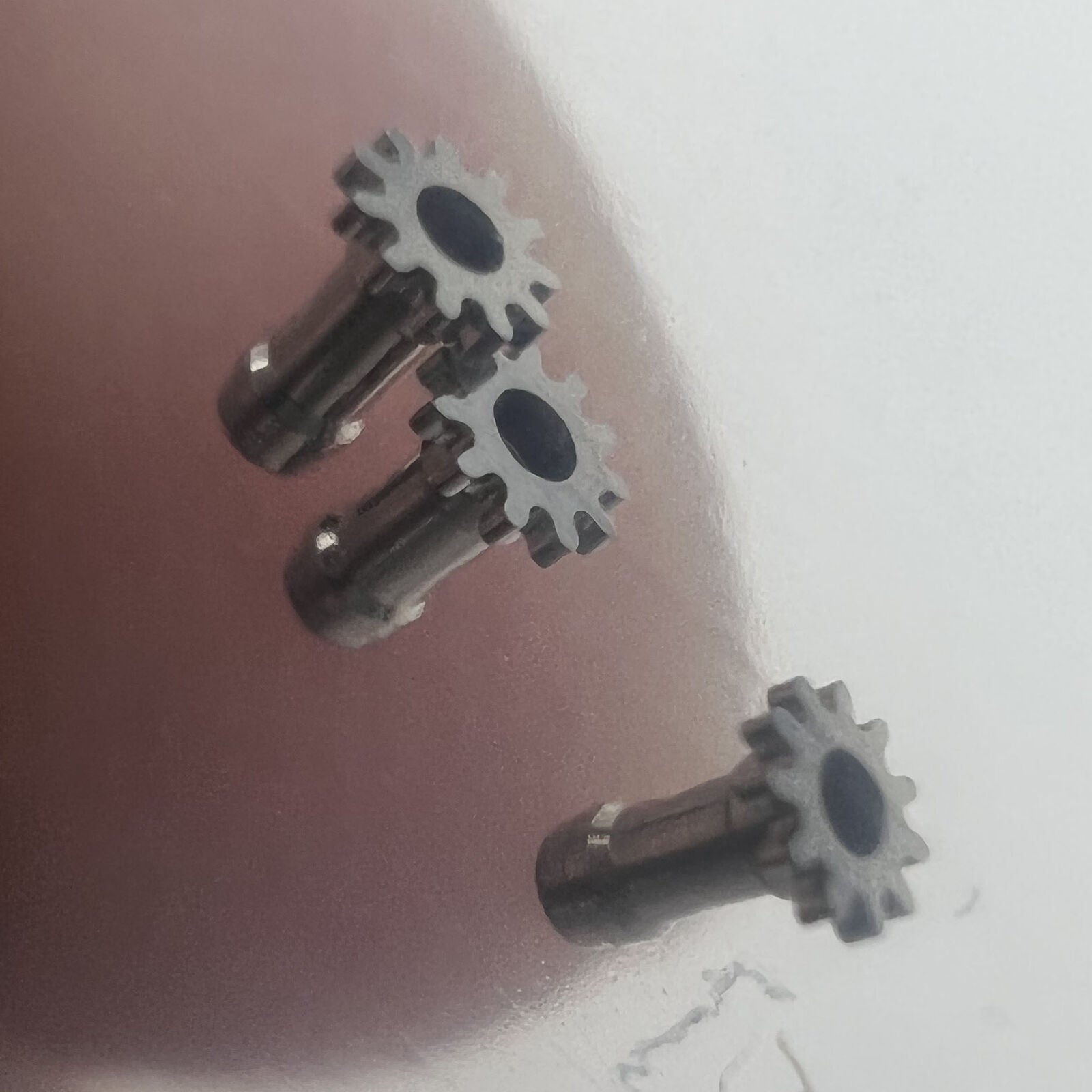 Cannon pinion with driving wheel for Miyota 8200 movement, precise watch accessory.