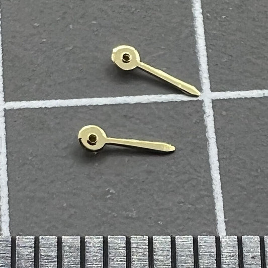 Petites aiguilles de secondes dorées de 4 mm pour montre Miyota OS10 OS20 