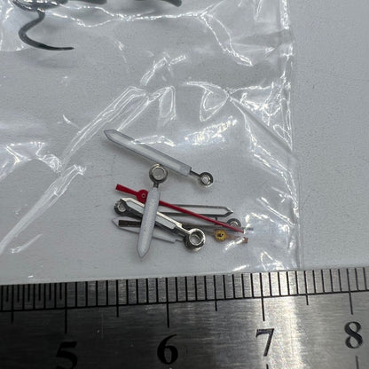 Luminous watch hands by P1-H2-C22, compatible with Miyota 2035, enhancing night readability.