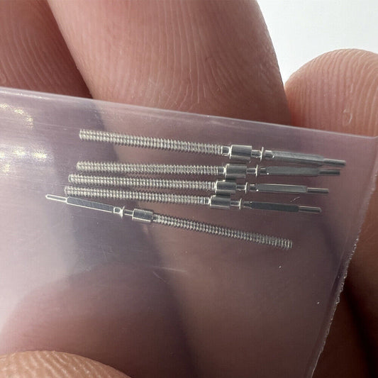 Movement watch winding stem for 6309 movement, compatible spare part for precise timepiece repair.