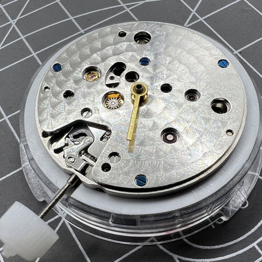 SA 3130 Mechanisches Automatikwerk Blaues Uhrwerk mit Unruhfeder