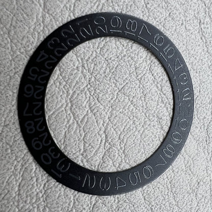 2 PIECES Black Background Grey Character Date Disk Date Wheel for NH35 NH36