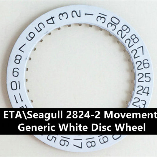 Disque de date générique pour montre <tc>ETA</tc> 2824-2/Seagull 2824-2