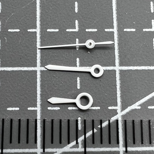 Aiguilles de montre blanches sans lumière de 6 mm pour mouvement à quartz Epson TMI VJ22