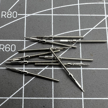 Generic watch winding stem for Shanghai 7120 movement, compatible with various watch models.