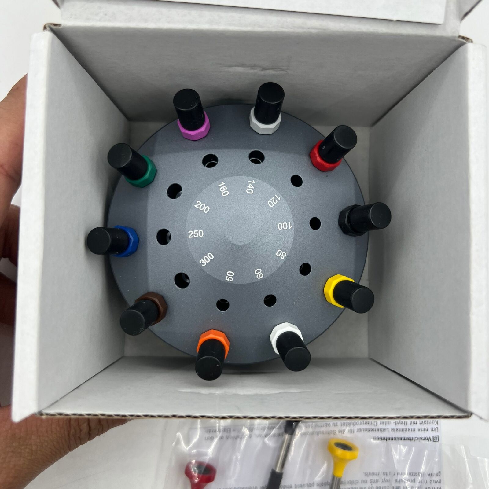 Bergeon 6899-S10 stainless steel watch screwdrivers with ergonomic elastomer handles for precision repairs