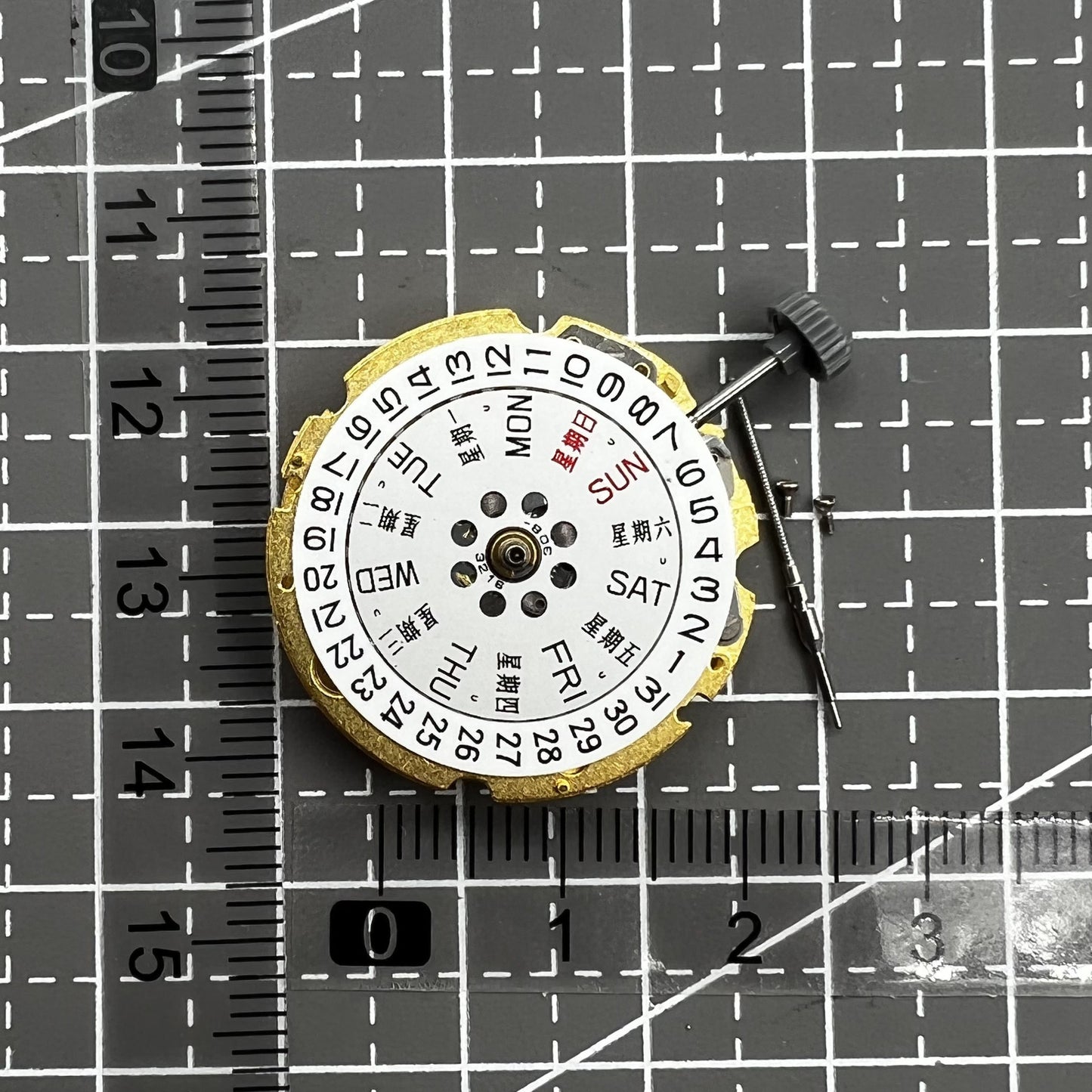 Golden plated watch featuring Miyota/Citizen 8205 automatic movement, combining durability and precision for everyday wear.