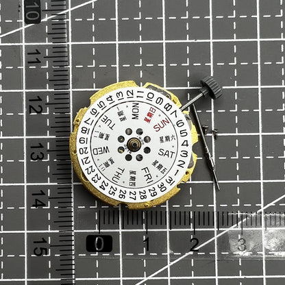 Golden plated watch featuring Miyota/Citizen 8205 automatic movement, combining durability and precision for everyday wear.