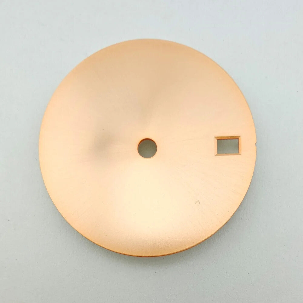Modified 28.5mm Solid Color Watch Dial No Lume Metal Suitable for NH35 Movement