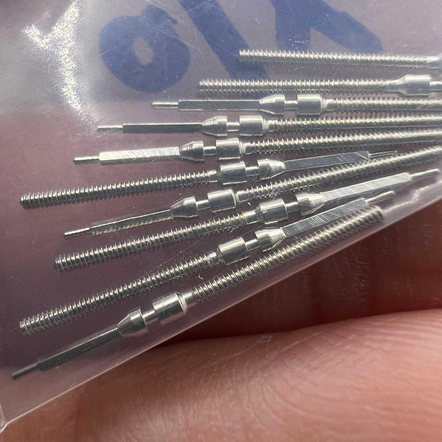 Lot de 10 tiges de remontoir de rechange pour montres, compatibles avec les modèles 8205 et 2813 