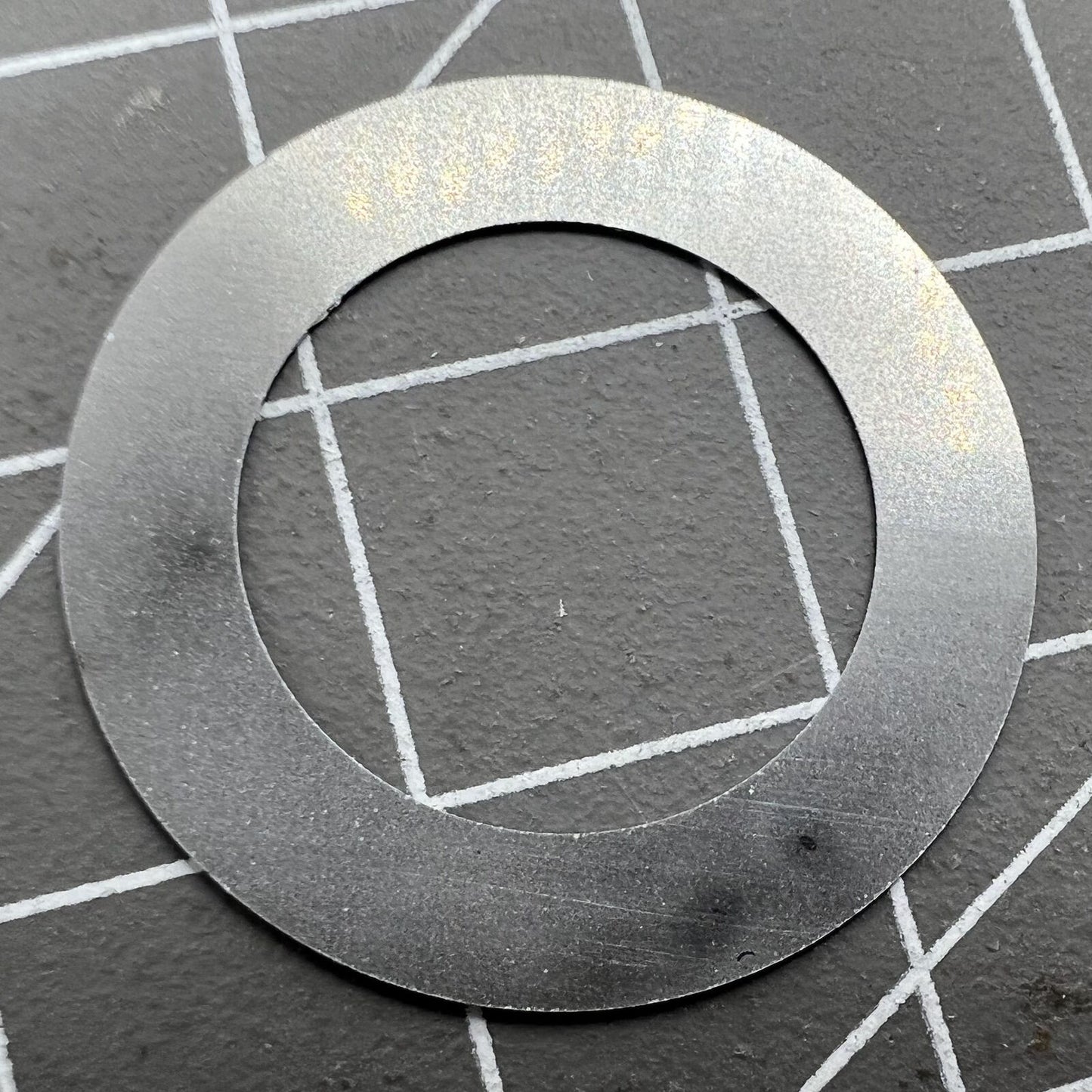 Wide brim white date wheel overlay by ETA for 2836 movement with date display at 3 o'clock position.