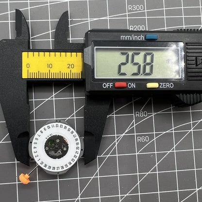 Japan Made Miyota 1S13 quartz watch movement with precise date display at 6 o'clock, reliable timing by Miyota.