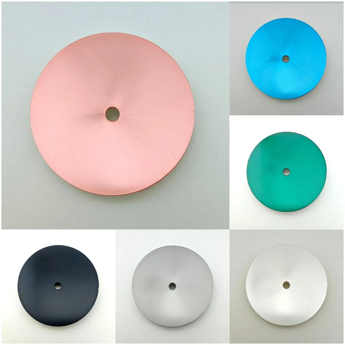 28.5mm solid color watch dial, metal fit for NH36 NH35 movement, sleek design.