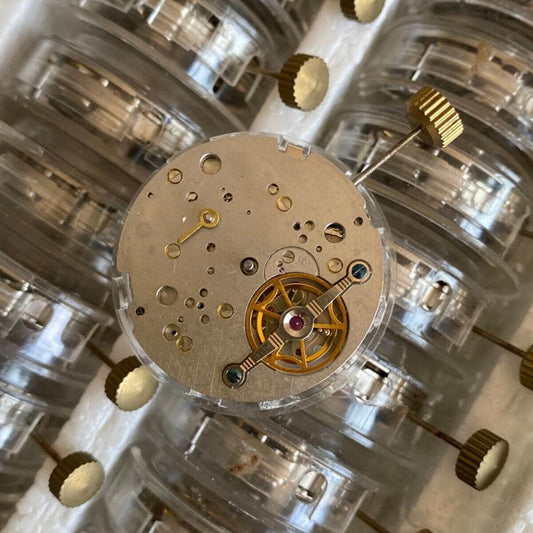 Shanghai Hollow Flywheel watch with automatic mechanical movement, showcasing intricate design and precise timekeeping.